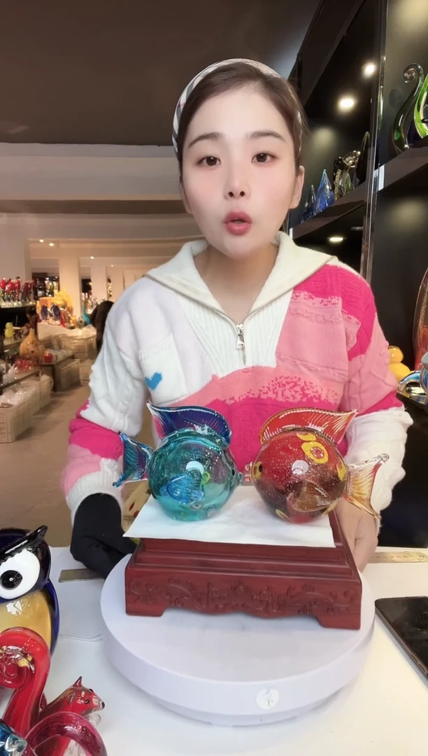 【闪购商品】茶盏纯手工热塑鱼