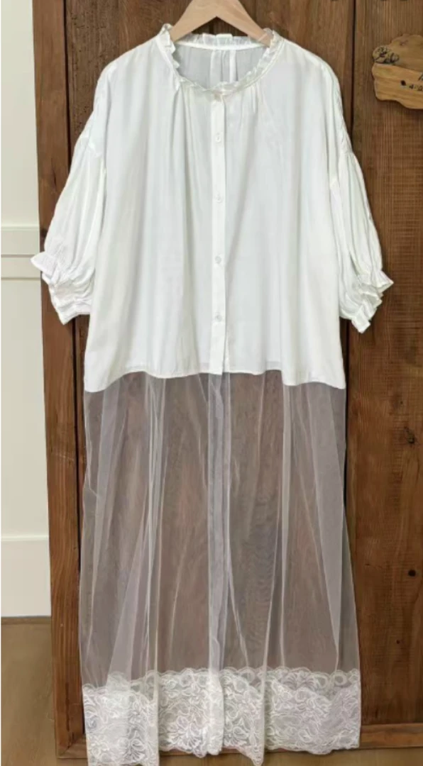 小洁同学300 大码纯色设计感白色连衣裙2025夏季内搭裙 3139