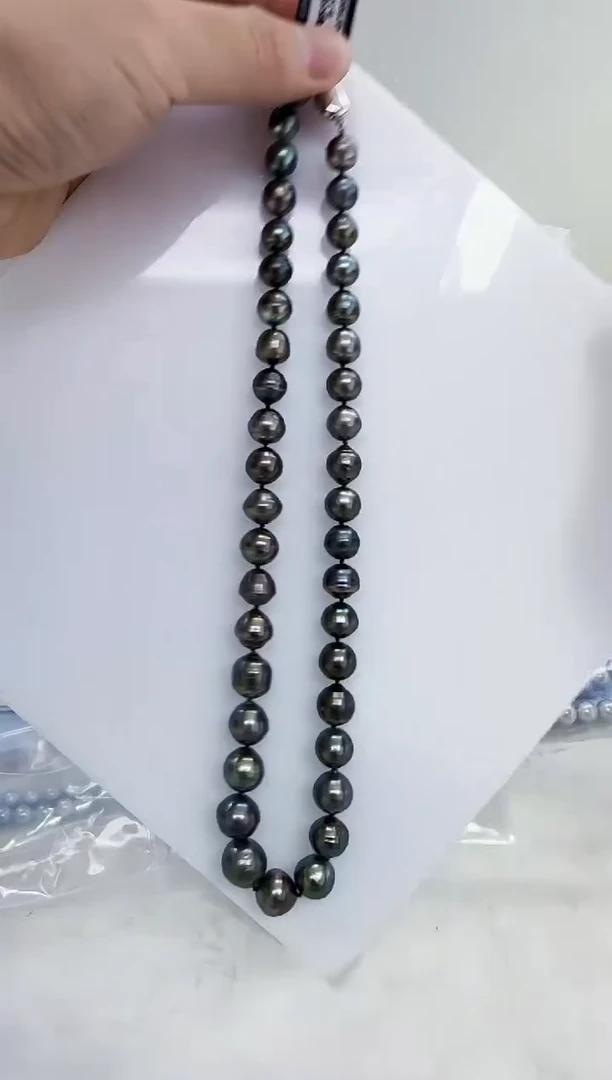 未镶嵌海水珍珠DA珍珠串链 a873