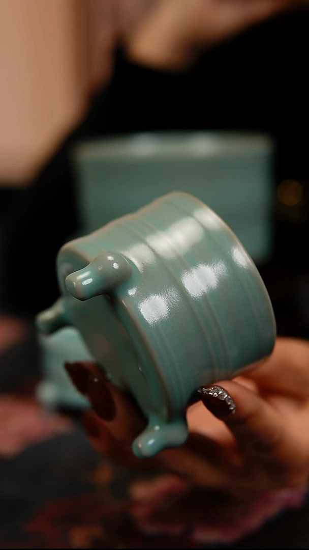 瓷片原产地原矿釉汝瓷