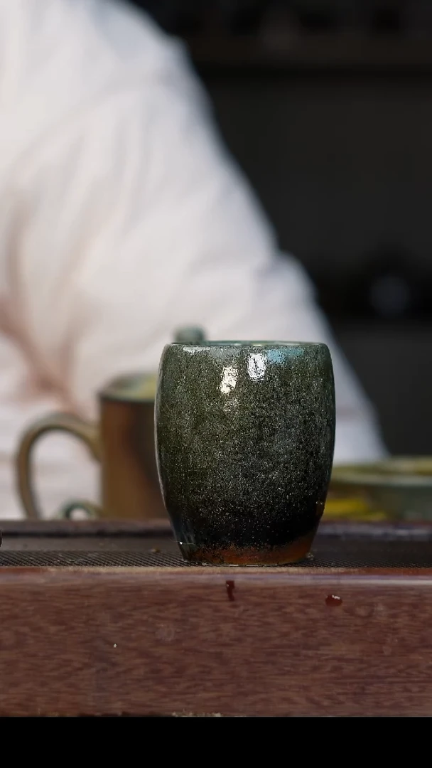 茶壶紫砂谁****？柴烧紫砂 闻香杯150cc