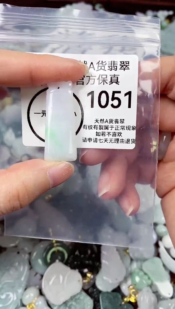 【闪购商品】翡翠颈饰未镶嵌天然A货翡翠1051