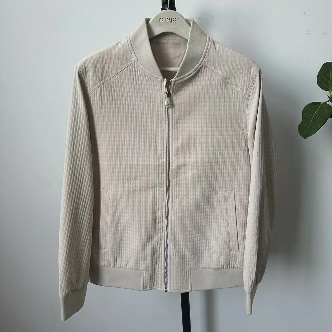 T-26 25新款情侣简约休闲立领外套夹克 03517