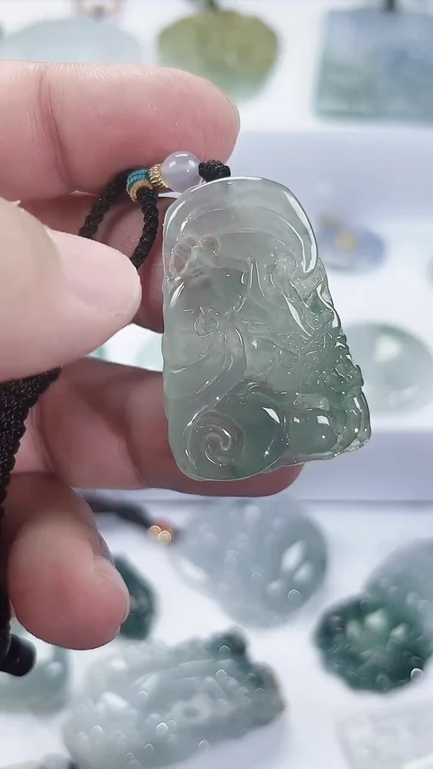 颈饰未镶嵌翡翠天然缅甸A货翡翠
