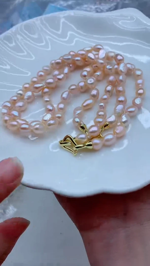 淡水珍珠未镶嵌颈饰淡水珍珠项链多样性发其一