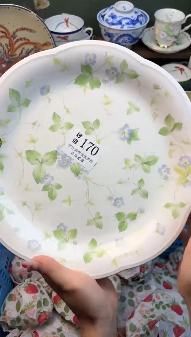 瓷片花**儿好运 A170