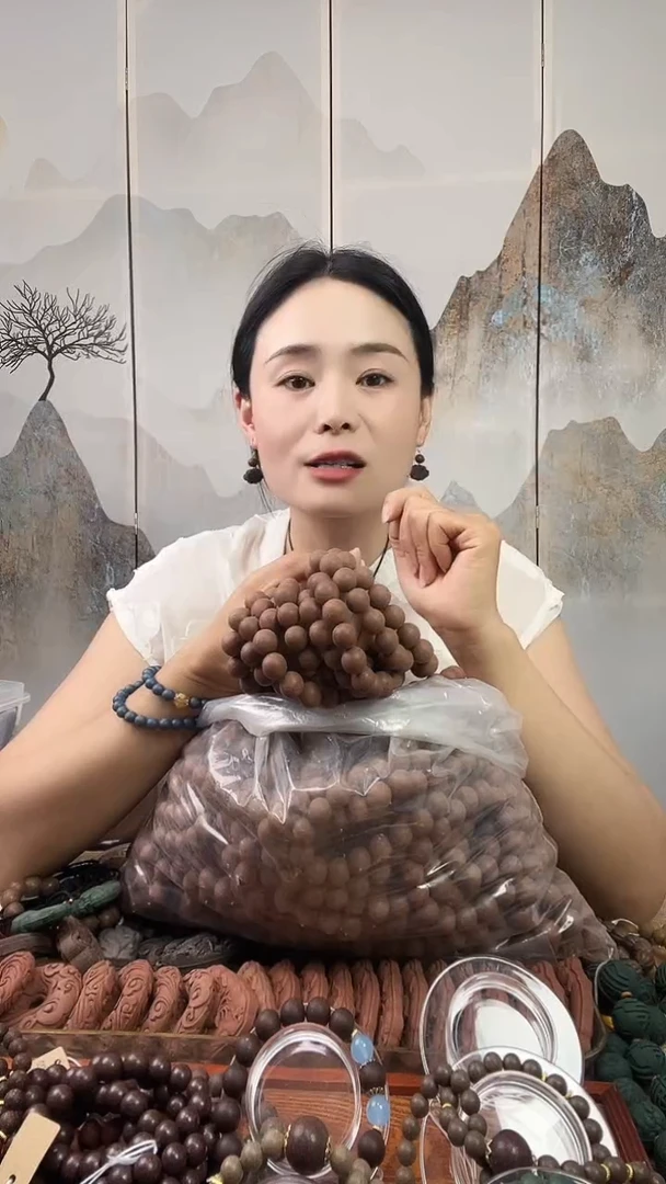 泥塑桂花香方手串1.4左右