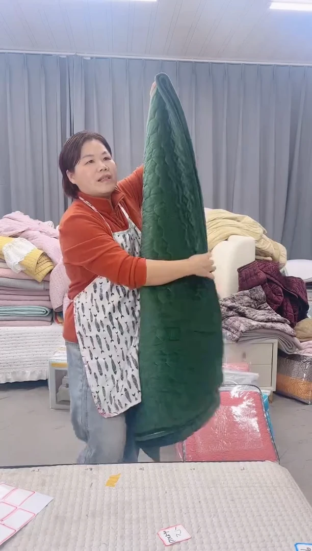 棉墨绿荷兰绒2.3*2.5