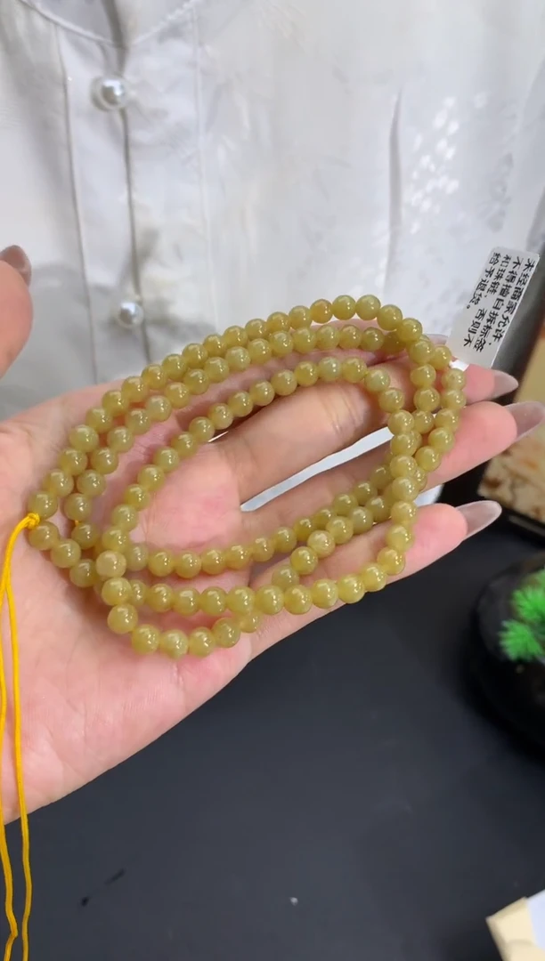 未镶嵌手串翡翠卡5.3mm