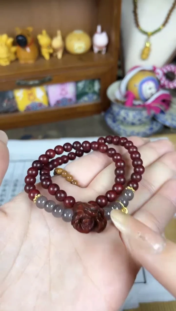 非洲檀香手串/手链菩提木质玉石手串/多发性其一/不带盒子