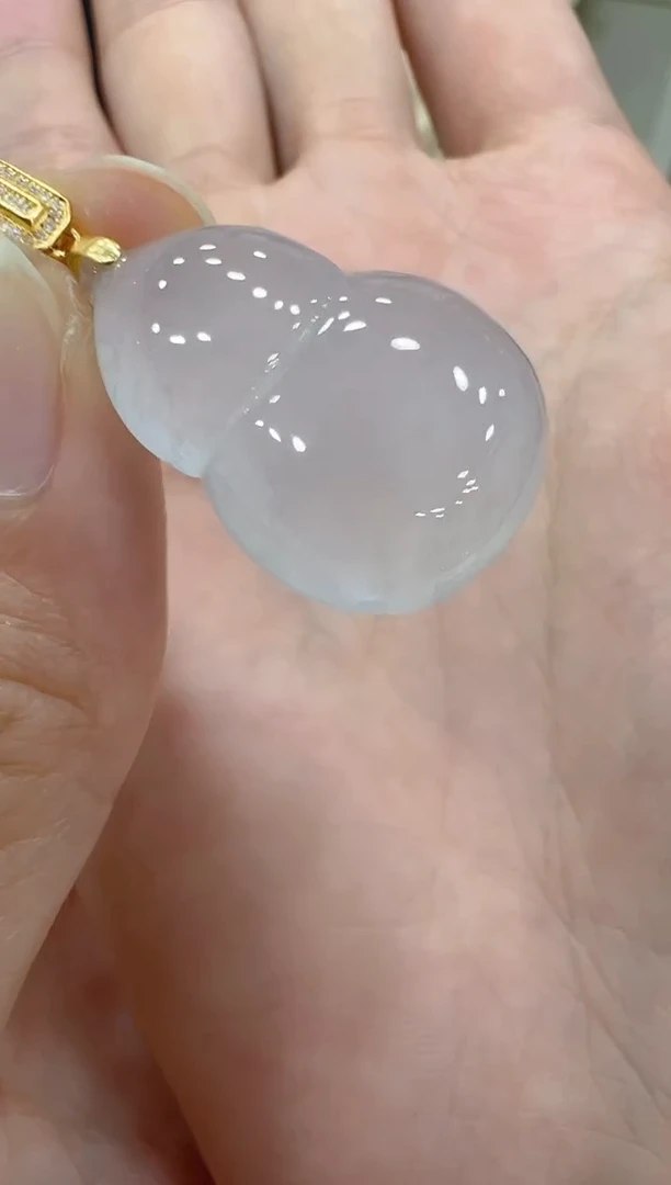 翡翠18K金镶嵌吊坠(不含链)多样性团购发一件