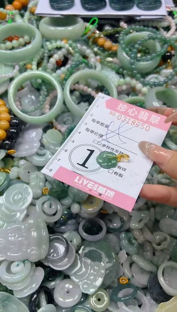翡翠未镶嵌颈饰闪购0318650