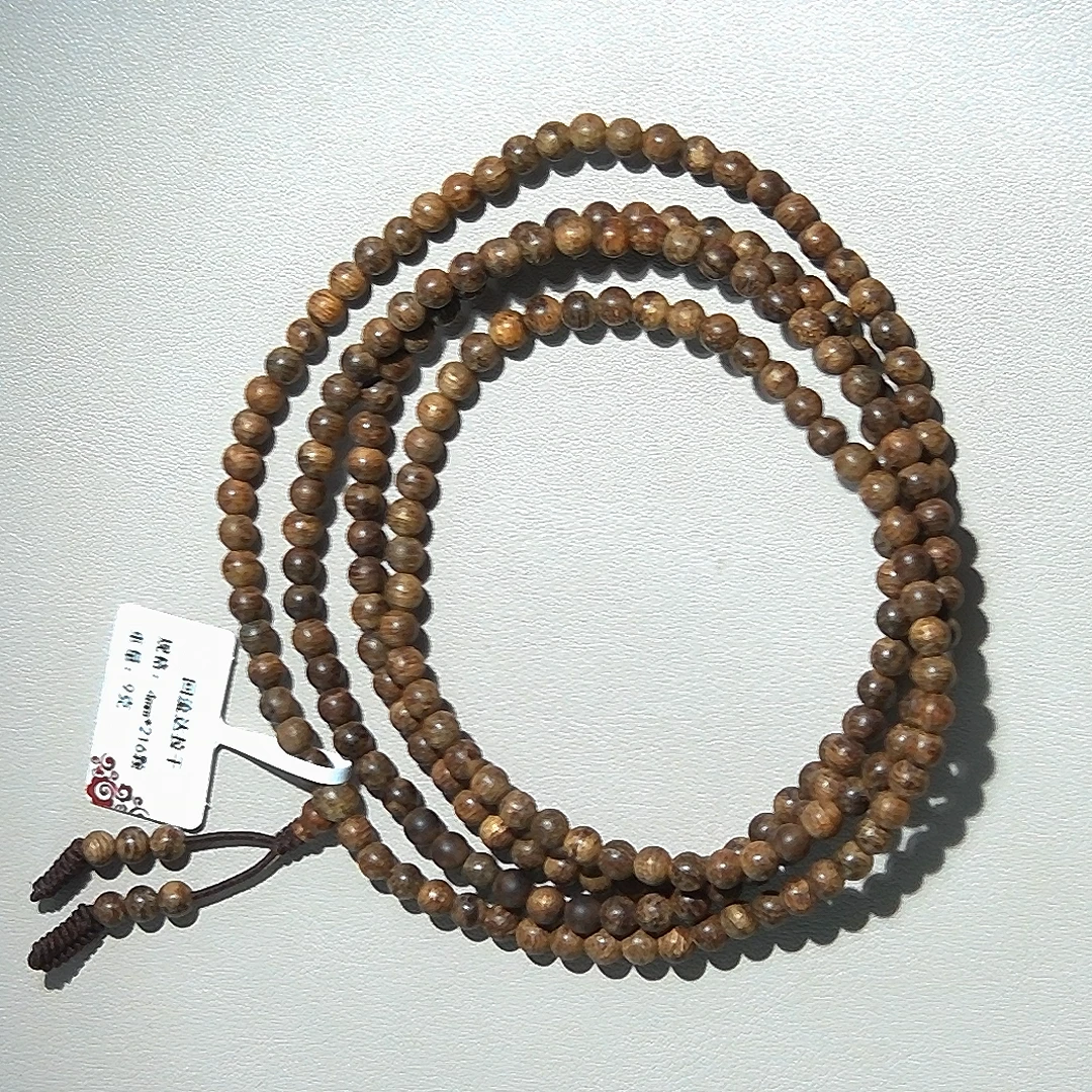 沉香回流达拉干沉香9克4mm手串多圈