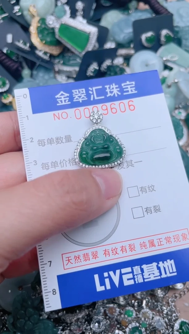 【闪购商品】翡翠颈饰未镶嵌9606.......1