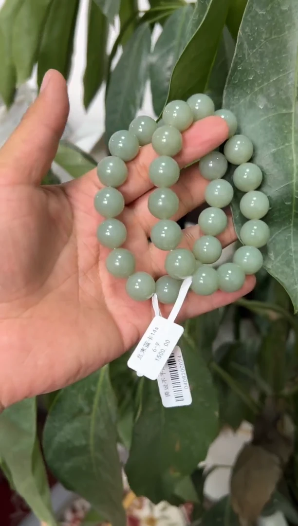 未镶嵌手串和田玉且末微色差近矿卡14多样性发货拍一发一