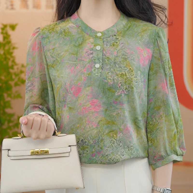 C175【出口原单】优雅百搭法式衬衫-珈珈