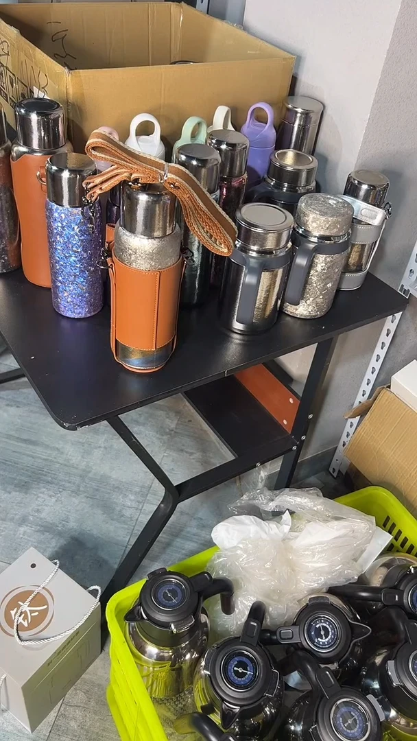 内外纯钛带杯套闷茶杯600ml