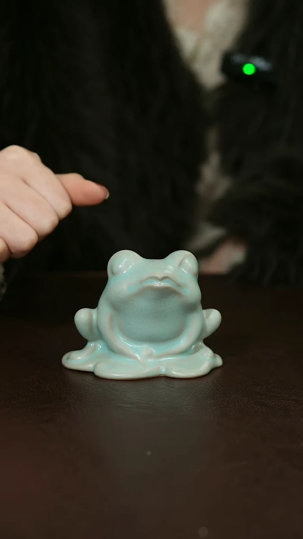 摆件瓷 汝宋汝瓷原矿釉 茶宠