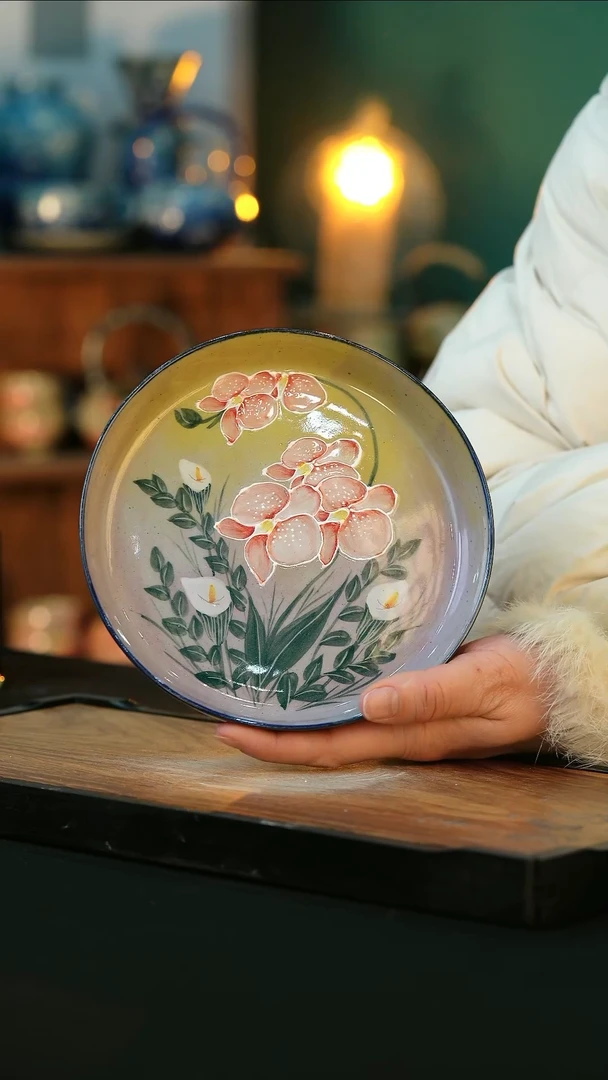 【闪购商品】杯手绘心瓷陶瓷浮力