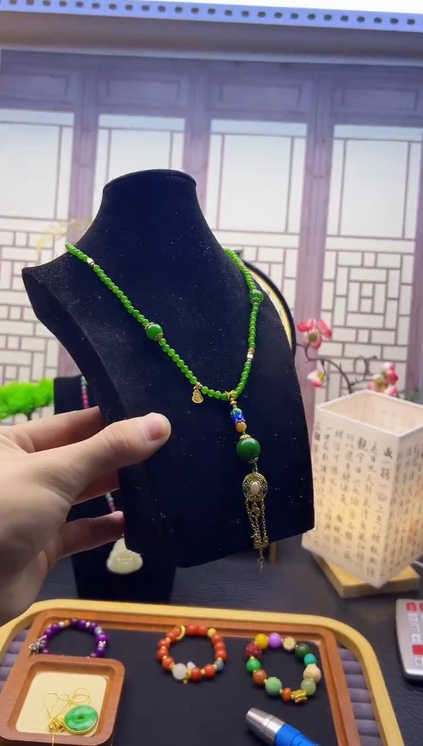 【闪购商品】和田玉颈饰14K金镶嵌X236