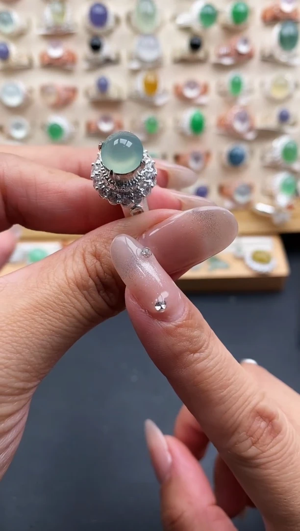 未镶嵌戒指翡翠缅甸天然A货翡翠22   4-9