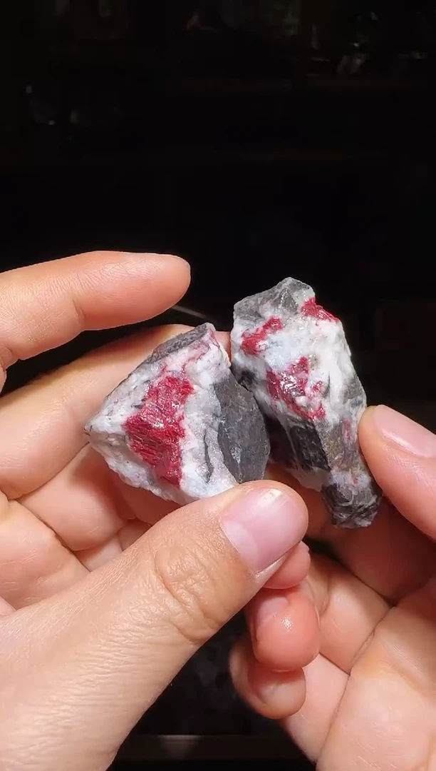 天然辰砂朱砂毛料25