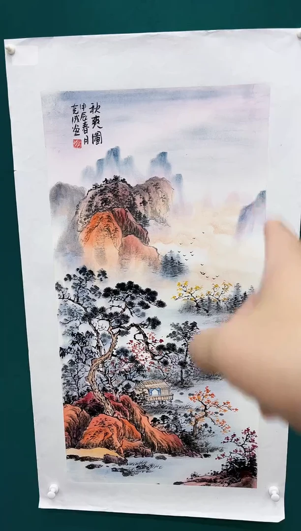 国画李克成精品国画
