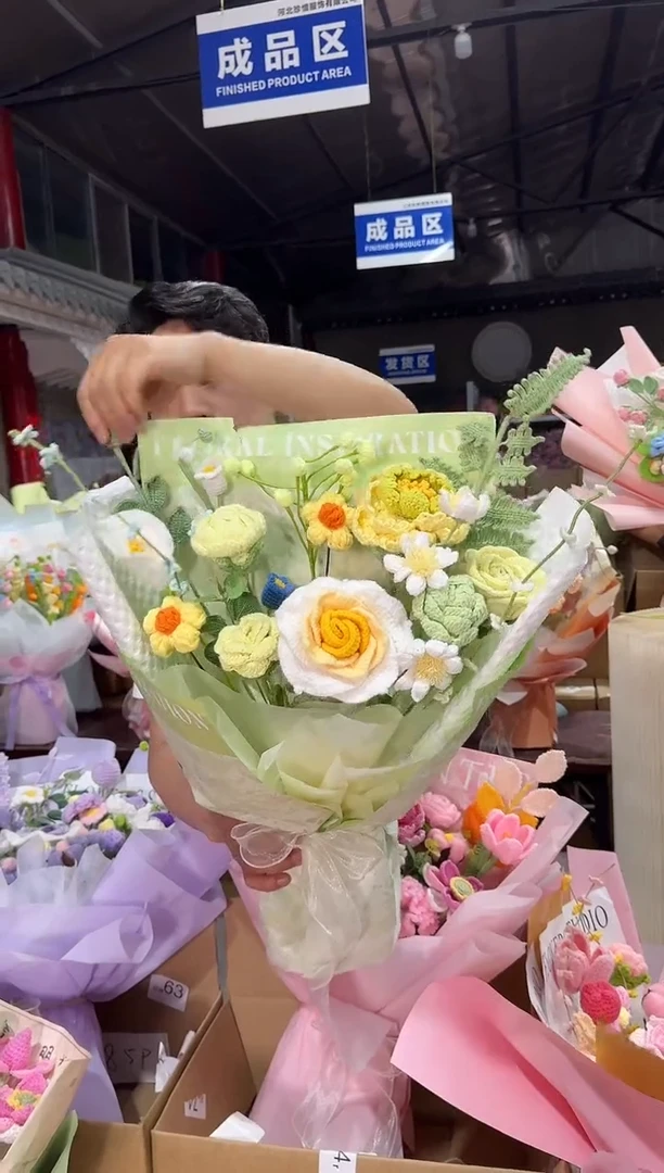 非遗手工定制花束，孤品清仓！！