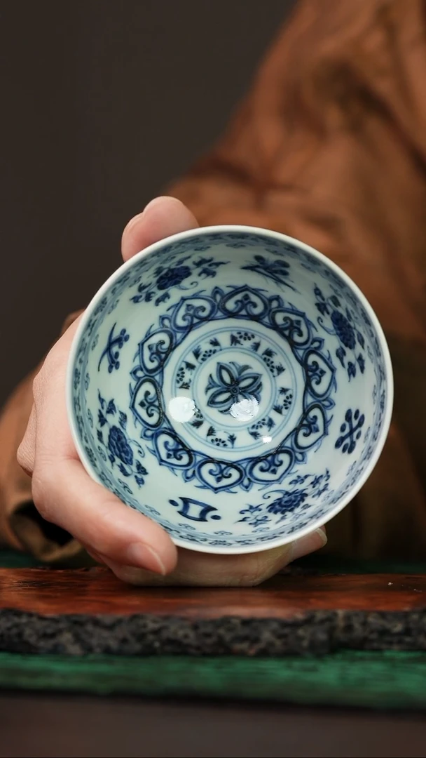 元煦和晓 杂宝鸡心杯