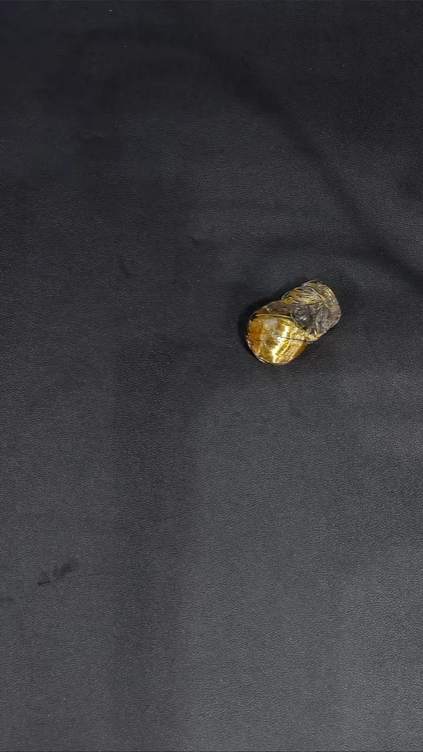 未镶嵌珠宝半成品水晶板钛水晶貔貅1