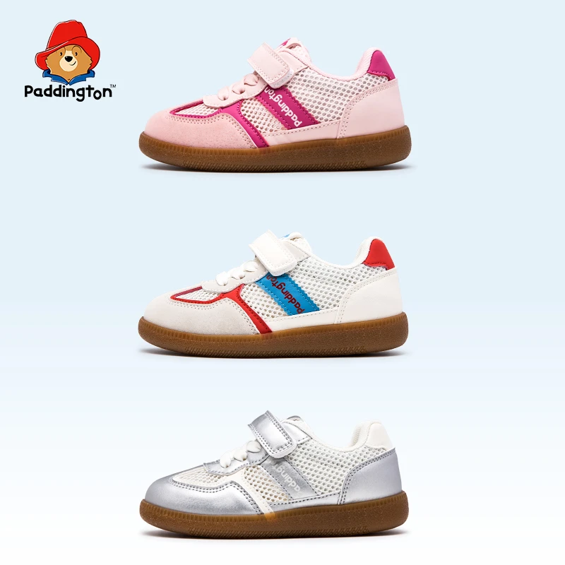 帕丁顿熊童鞋2025夏季新款轻便休闲时尚儿童德训鞋防滑透气薄款潮