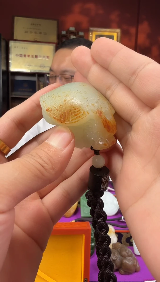 吊坠(不含链)未镶嵌和田玉通*员1