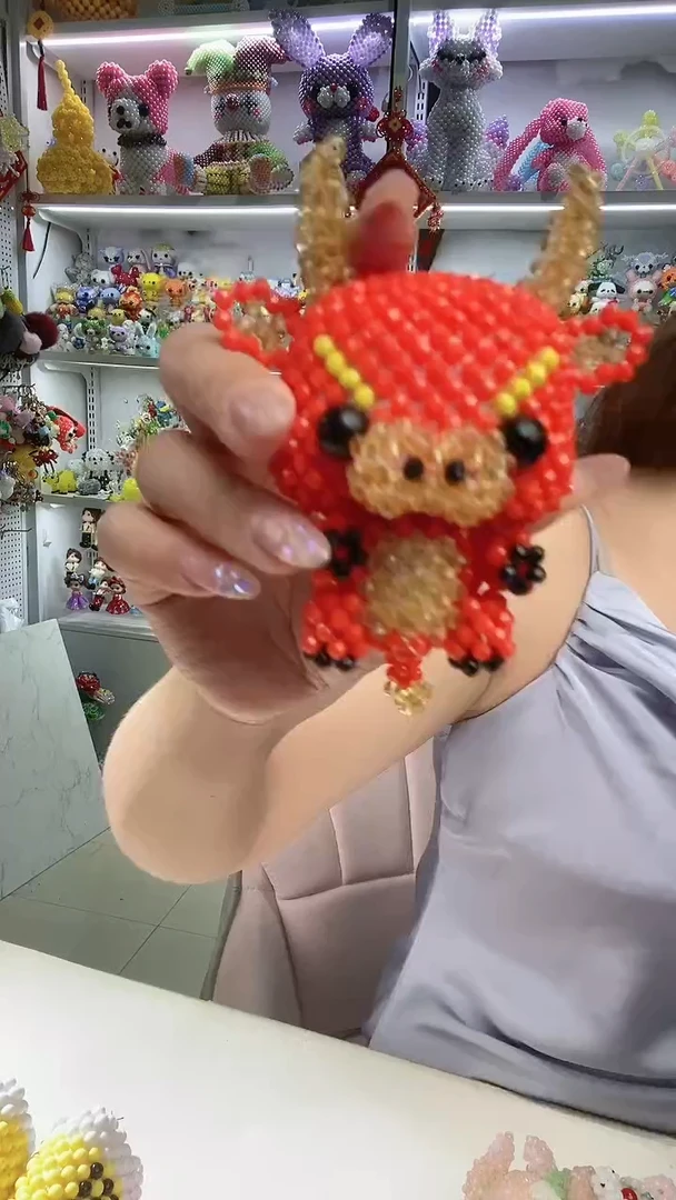 玻璃2214卡4水晶红牛材料包1套