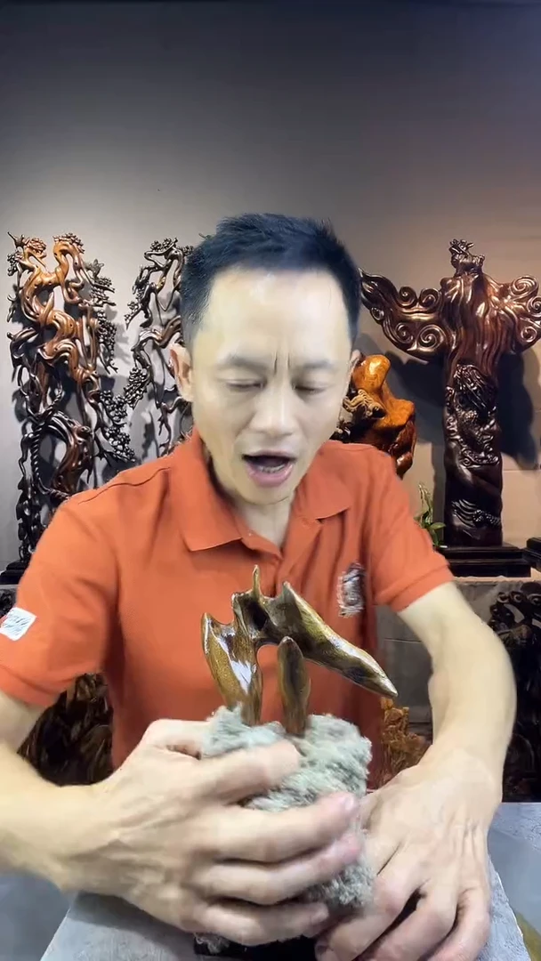 金丝楠无**刚小叶桢楠随行摆件49