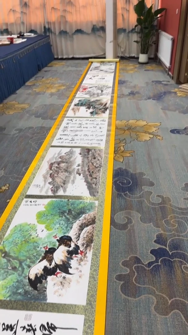 【闪购商品】书法9位老师合作10*1金卷