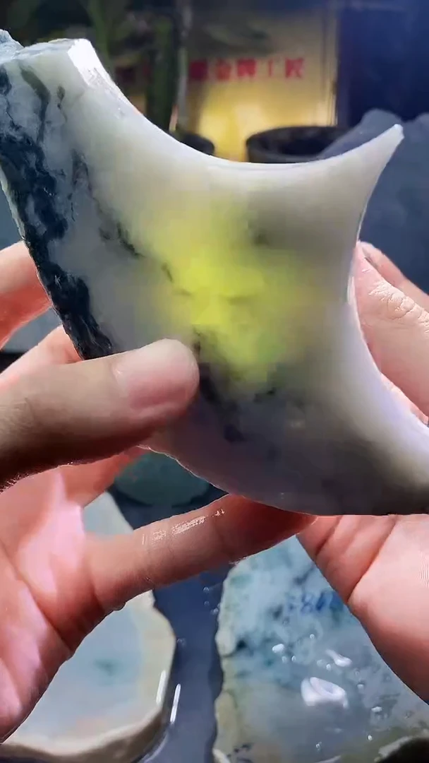 未镶嵌挂件翡翠小雨15