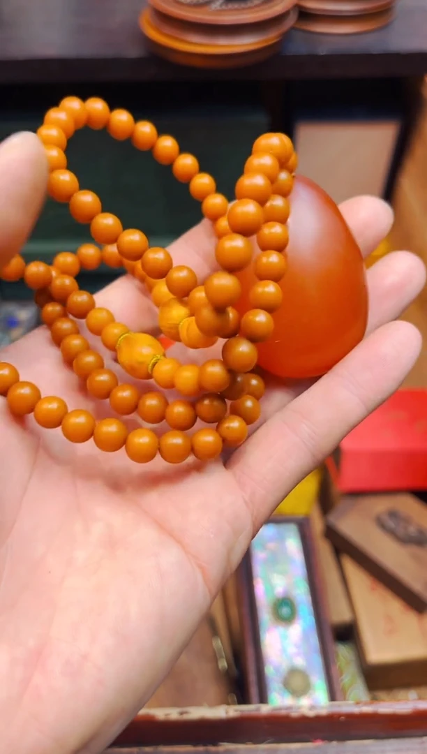 【闪购商品】蜜蜡裸石未镶嵌俺弟专属高端精品077