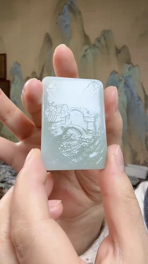 颈饰未镶嵌和田玉.