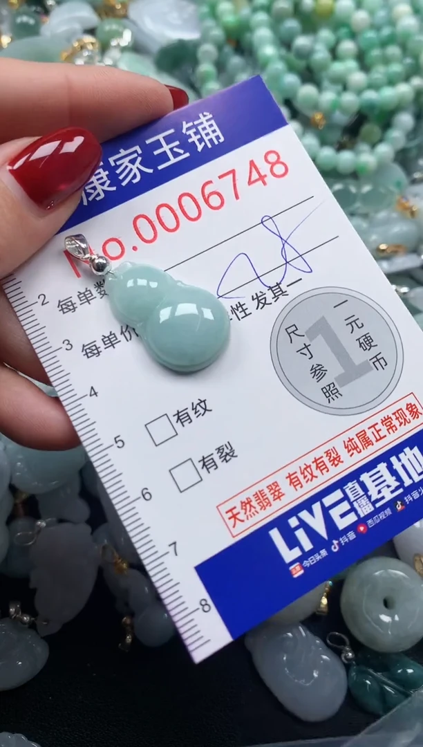 颈饰未镶嵌翡翠6748