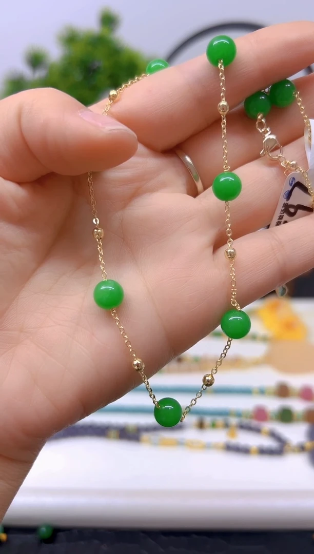 【闪购商品】翡翠项链未镶嵌项链X97