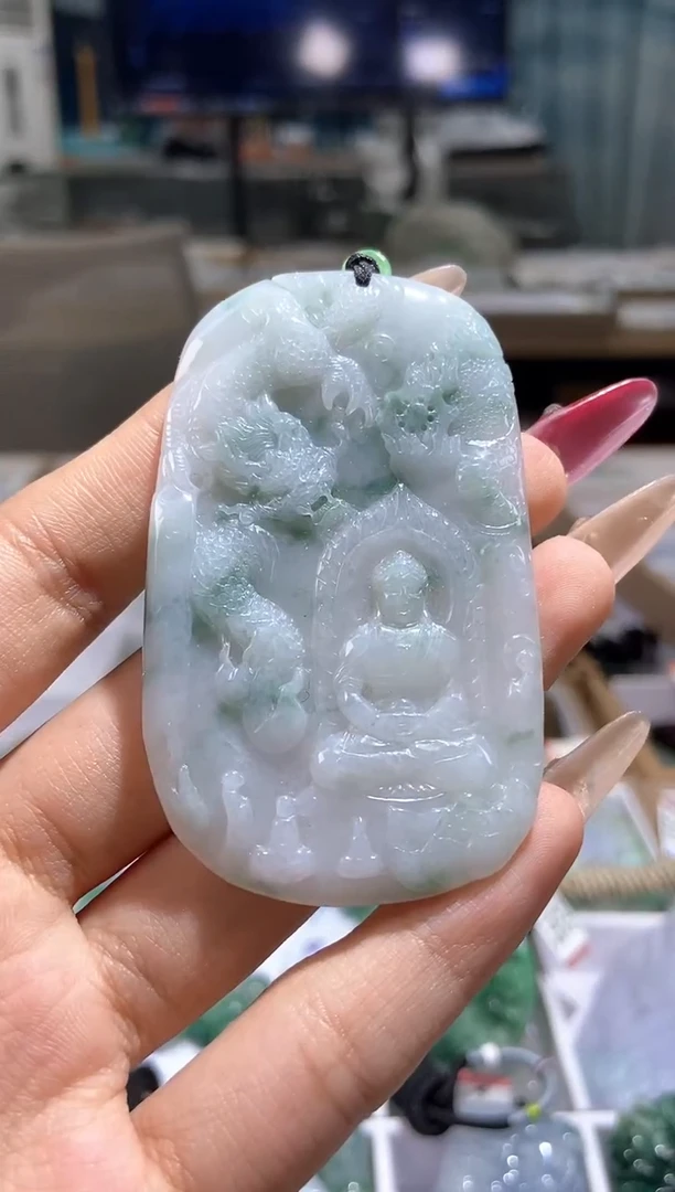 【闪购商品】翡翠颈饰未镶嵌天然缅甸翡翠A货未镶嵌