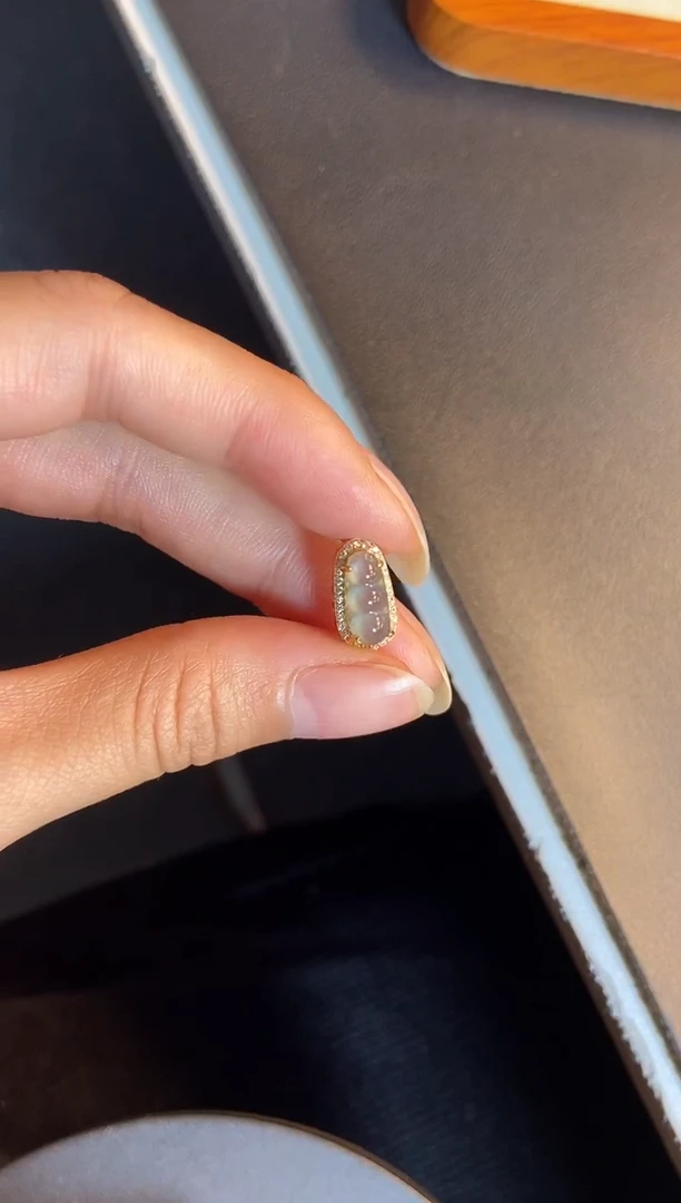 吊坠(不含链)银S925镶嵌翡翠1