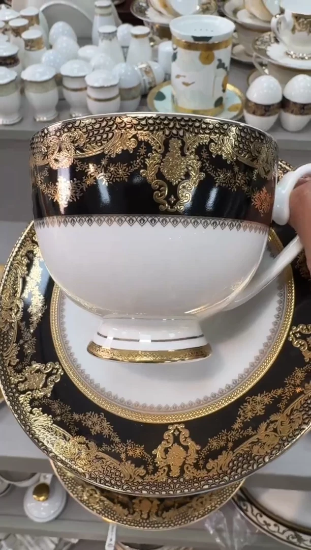 【闪购商品】瓷片200毫升杯碟福利款