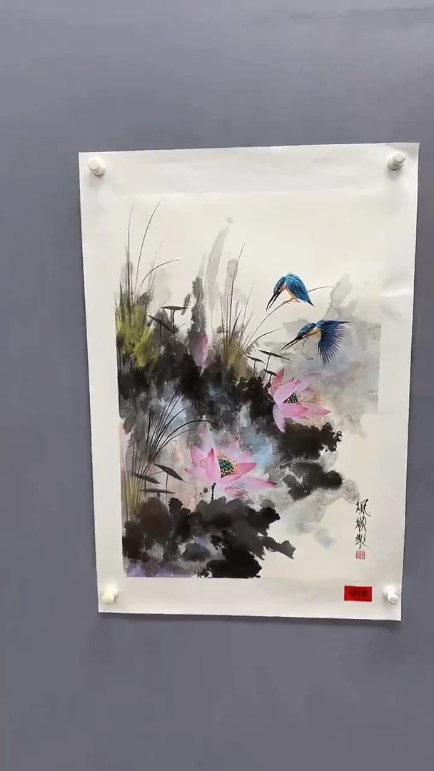 国画杨风顺绘画2.7pc花鸟