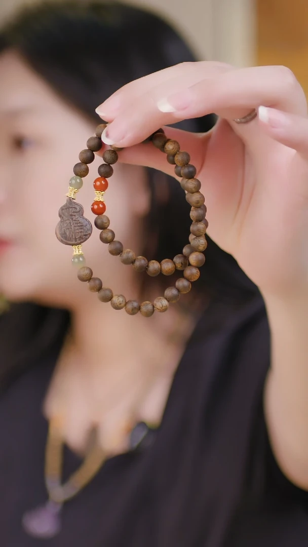 （两圈白奇楠0.6全沉水+福禄）