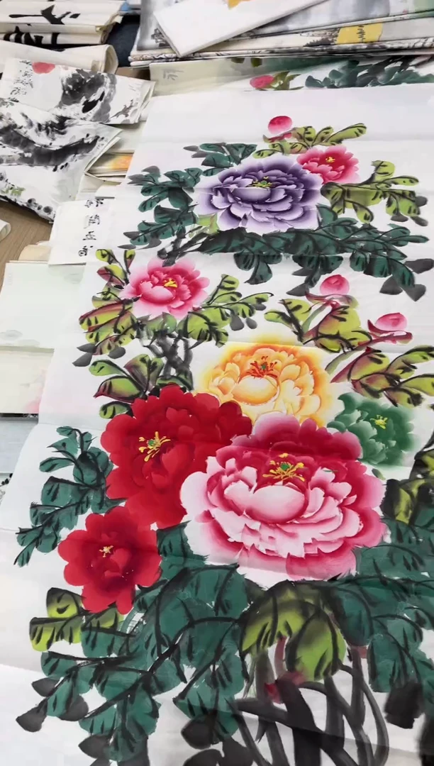 国画11.23国画手绘作品无边框