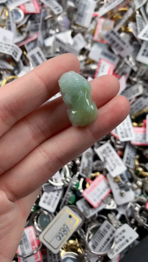 未镶嵌戒指翡翠777---7