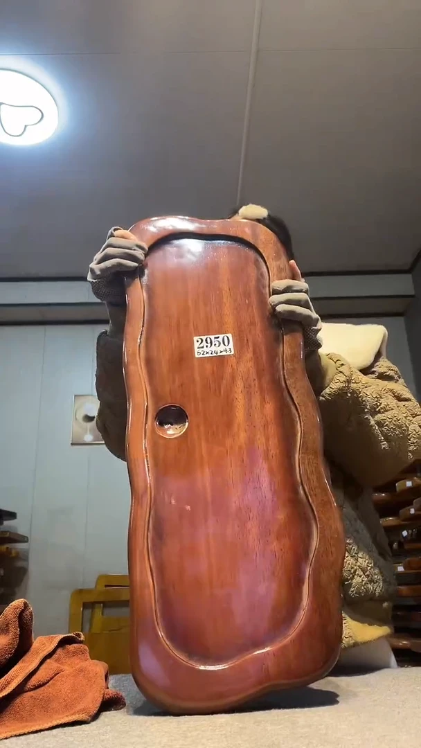 实木原木茶盘 一物一拍(不含配件）