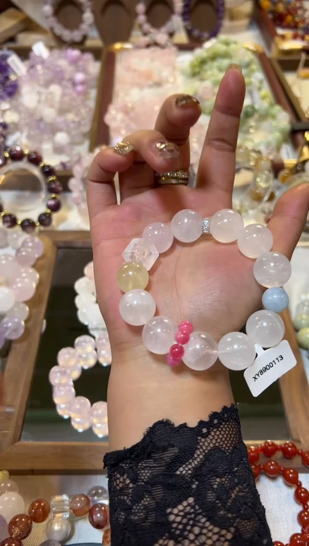 未镶嵌手串水晶白水水晶手串