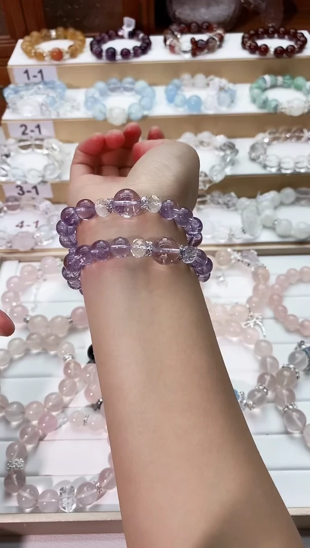 【闪购商品】水晶手串未镶嵌玻利维亚紫水手串